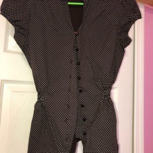 Polka dot bluse